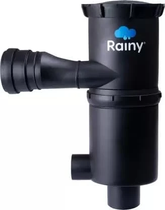 Self-Cleaning Dual Intensity Rainwater Diverter. Rainwater Collection System Suitable for Area Upto 120 Square Meters
