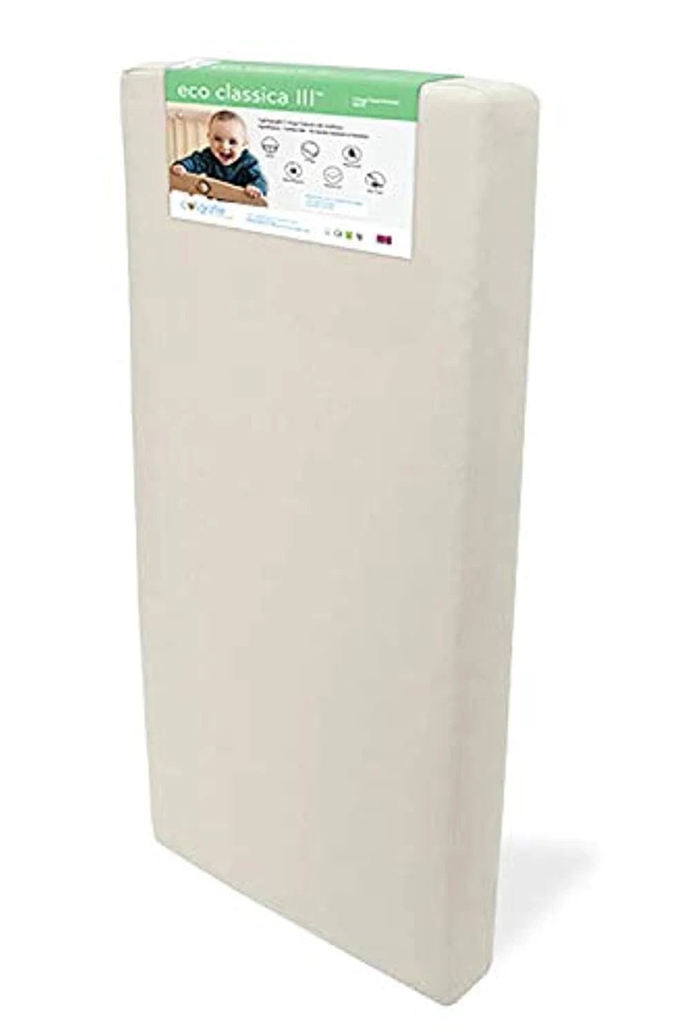 Baby & Toddler Mattress Organic Waterproof Cotton Cover | Hypoallergenic | Eco-Friendly Made in USA