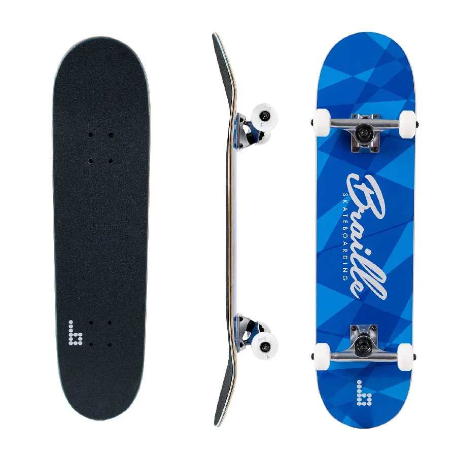 Skateboard with 7-Ply Maple Deck. and Abec-7 Bearings 31 x 7.75 Inches.