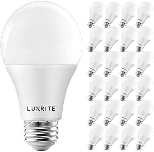 LED Light Bulbs 100 Watt Equivalent Dimmable. 4000K Cool White. 1600 Lumens. 24 Count