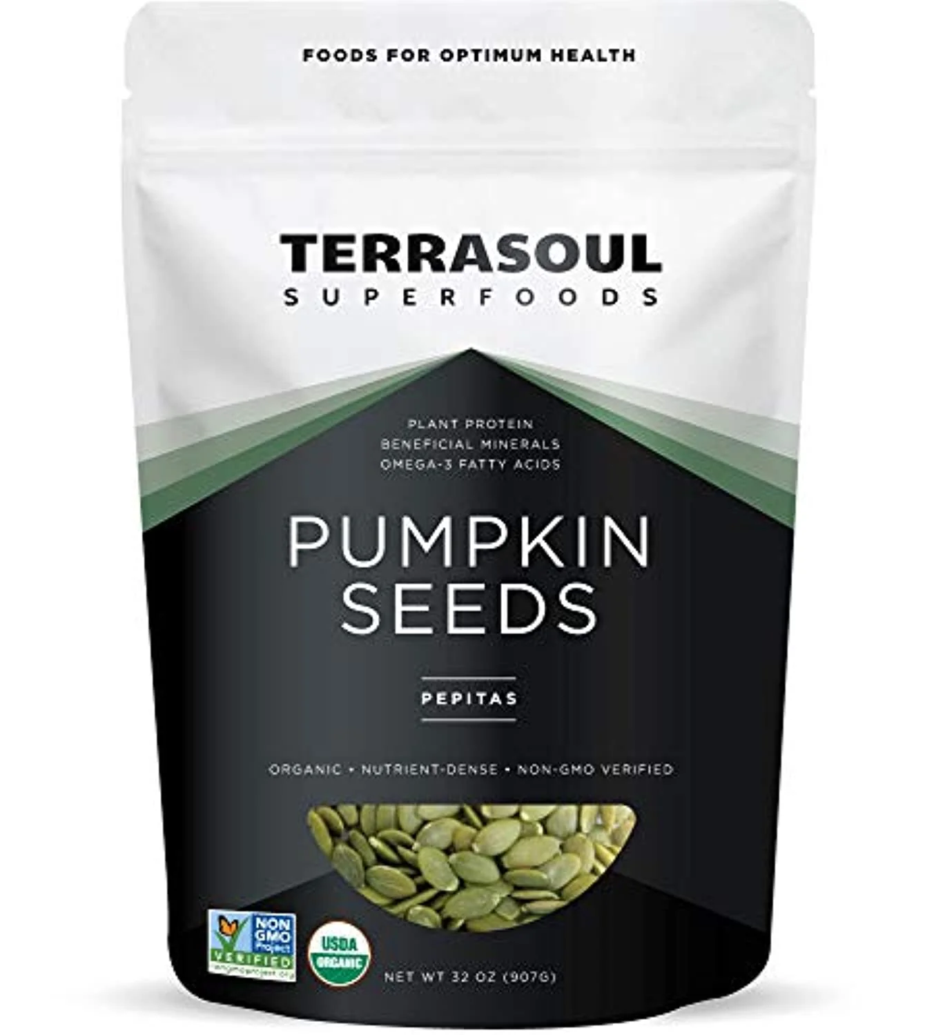 Organic Pumpkin Seeds. 2 Lbs - Premium Quality Fresh Raw Unsalted