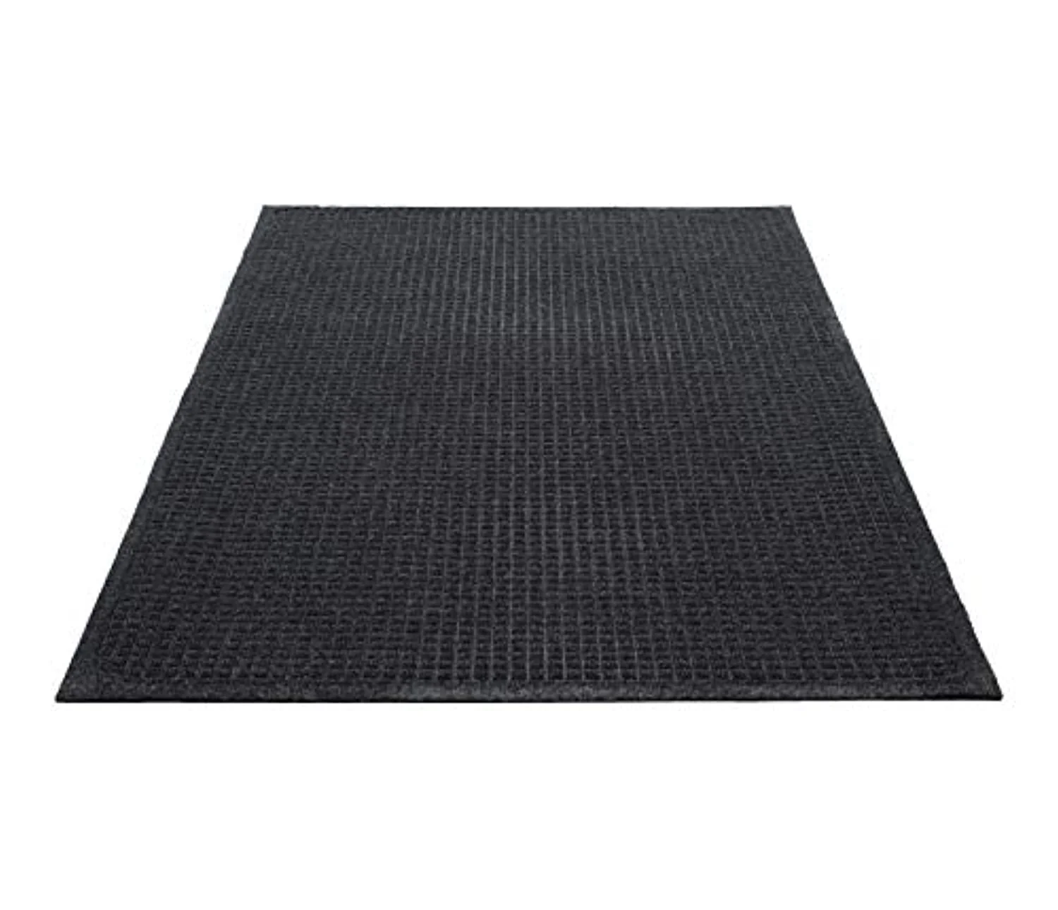 Indoor Wiper Floor Mat. Recycled Plastic and Rubber - Charcoal