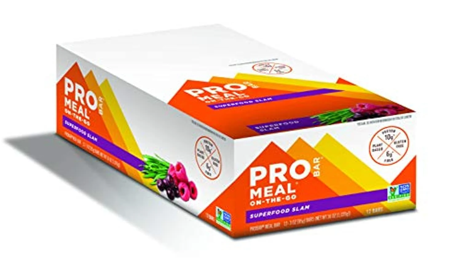 Meal Bar. Non-GMO. Gluten-Free. Healthy. Plant-Based Whole Food Ingredients. 12 Count
