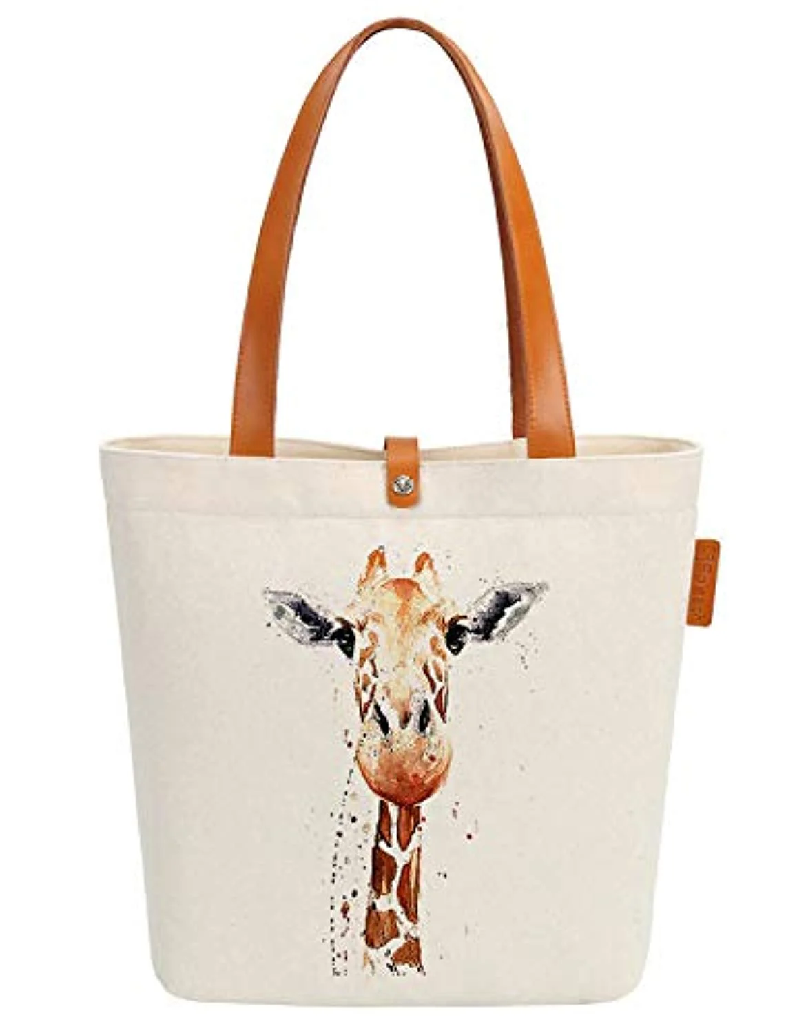 Gift Bag Giraffe Art Canvas & Beach Tote Bag
