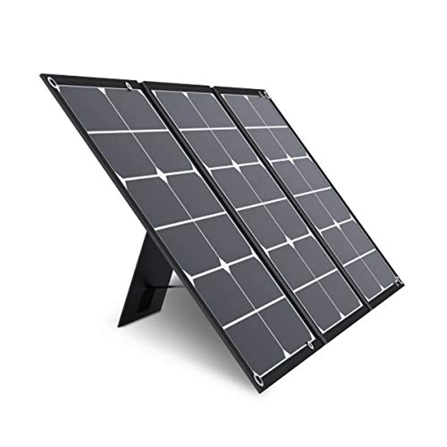 60W Solar Panel for Explorer 160/240/500 and HLS290 as Portable Solar Generator. Portable Foldable Solar Charger for Summer Camping