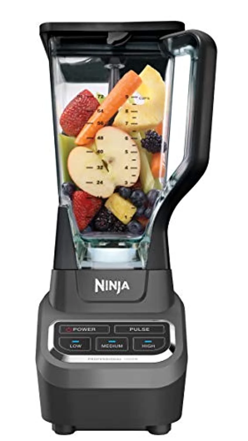 Professional 72 Oz Countertop Blender with 1000-Watt Base and Total Crushing Technology for Smoothies. Ice and Frozen Fruit