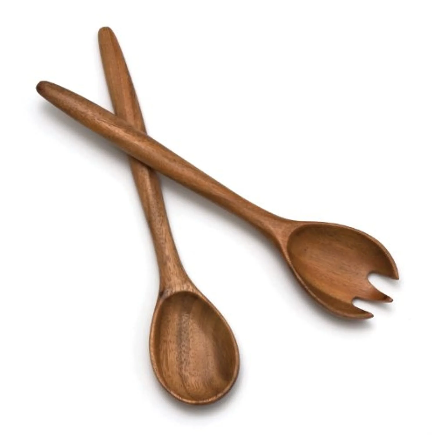 Acacia Oblong Salad Servers. 12 Long. 6 Pairs