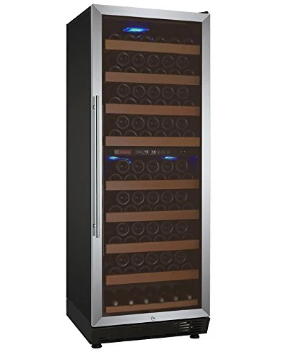 Wine Refrigerator. 99 Bottle. Stainless Steel Quiet and Energy Efficient