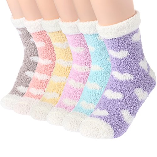 Plush Slipper Socks for Women