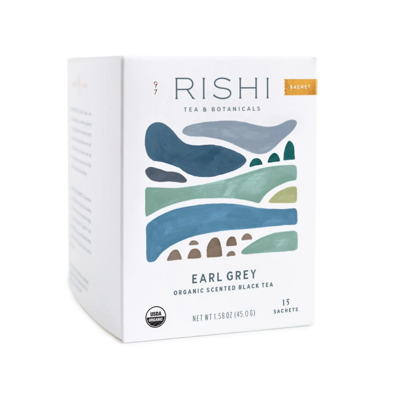 Organic Sachet Tea Bags. Certified Kosher Pure Black Tea with Bergamot Oil