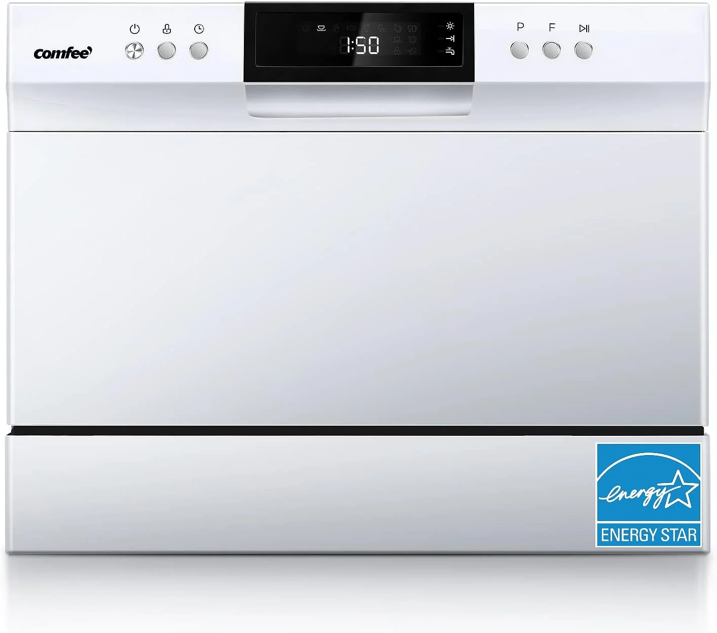Energy Star Portable Countertop Dishwasher – 6 Place Settings. 8 Programs. for Dorms. RVs & Apartments