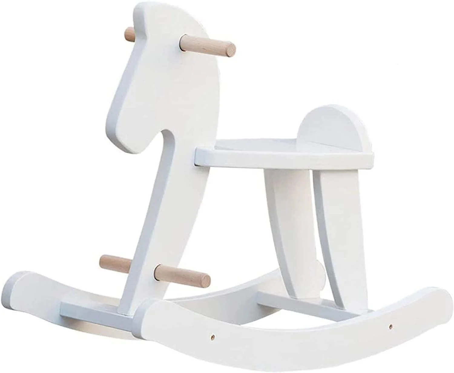Wooden Rocking Horse. Baby Wood Ride On Toys for 18 Months Up