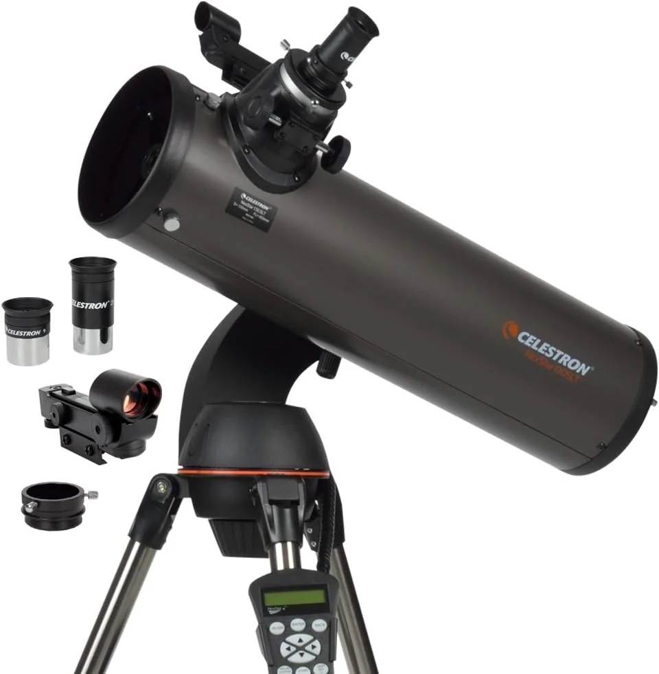 Computerized Telescope. Compact and Portable. Newtonian Reflector Optical Design. SkyAlign Technology. Computerized Hand Control. 130mm Aperture