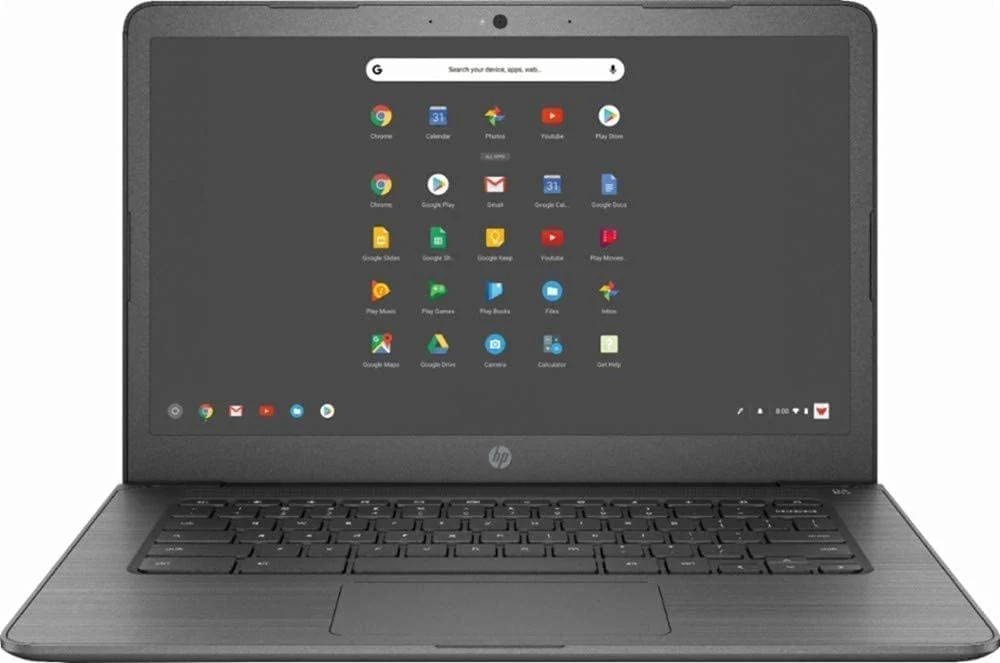 HD Touchscreen Laptop. Intel Celeron N3350 up to 2.4GHz. 4GB RAM. 32GB Flash Memory. WiFi. HD Camera. Bluetooth. Up to 10 hrs Battery Life. Chrome OS . Black
