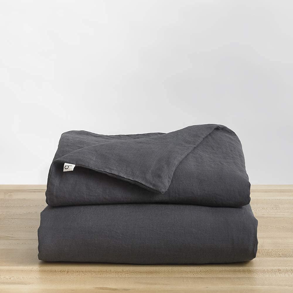 Natural Linen Duvet Cover. Removable Cover for Weighted Blankets - Soft. Premium. Breathable