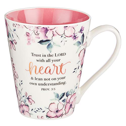 Inspirational Coffee Cups with Bible Verse 13-Ounce Ceramic
