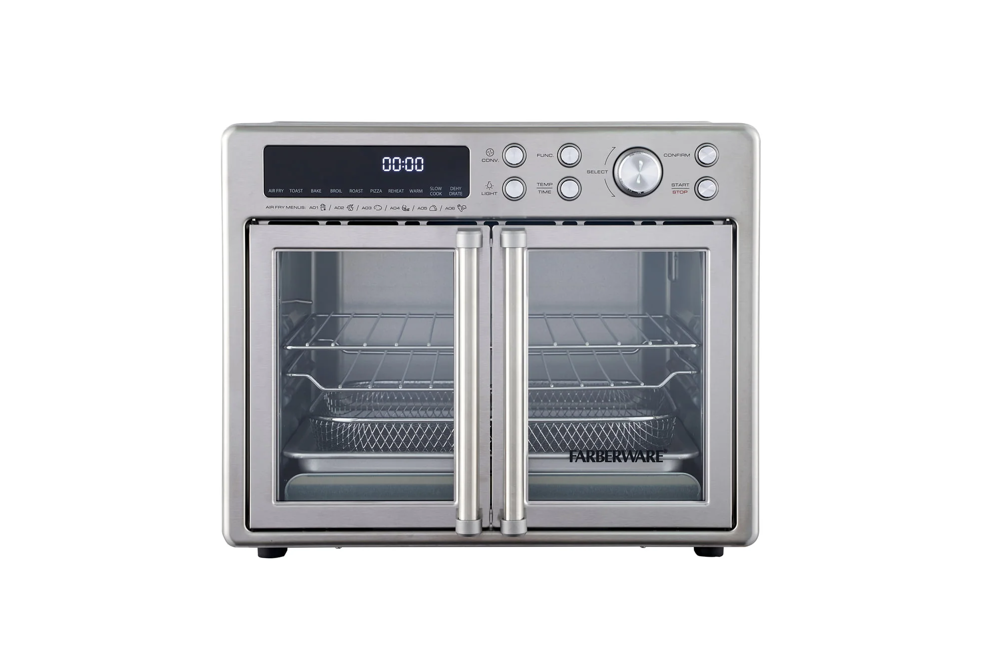 6-Slice Toaster Oven with Air Fry. French Door