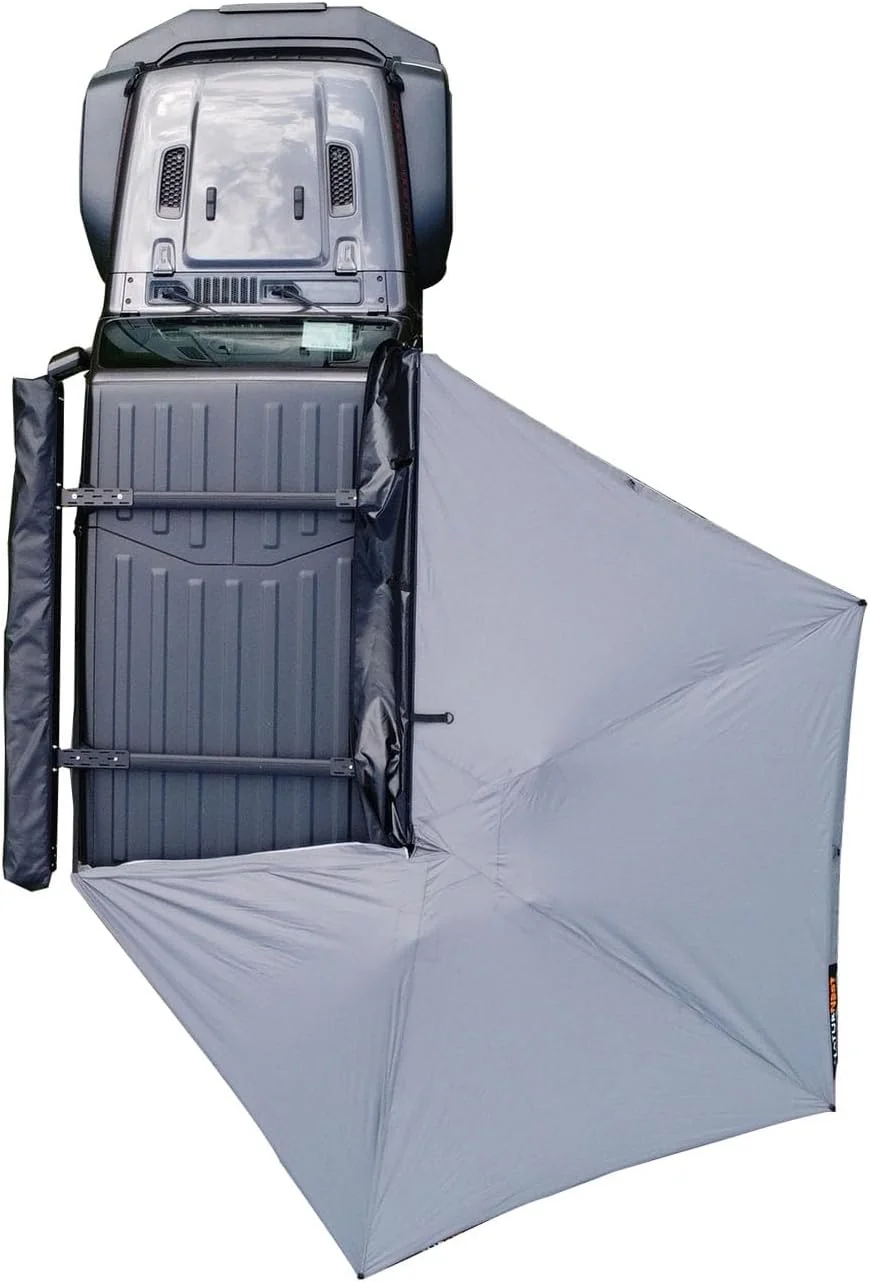 Hard Shell Rooftop Tent. Quick Setup. All-Season Overland Camping Tent for SUV. Jeep. Van. and Pickup Truck