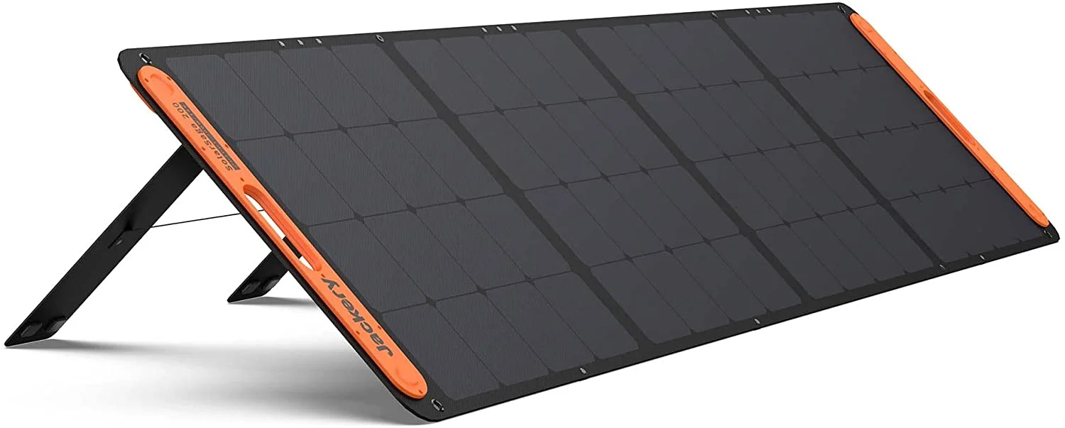 200W Portable Solar Panel Bundled with Explorer 2000 PRO as Solar Generator. Off-Grid Power for Outdoor Adventures