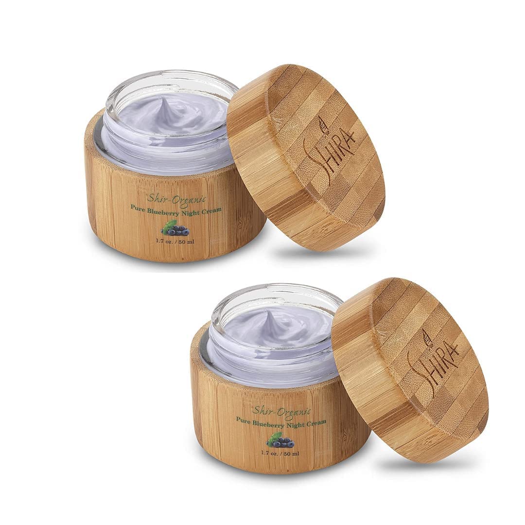 Organic Blueberry Night Cream for Nourished. Wrinkle-Free. Radiant Skin