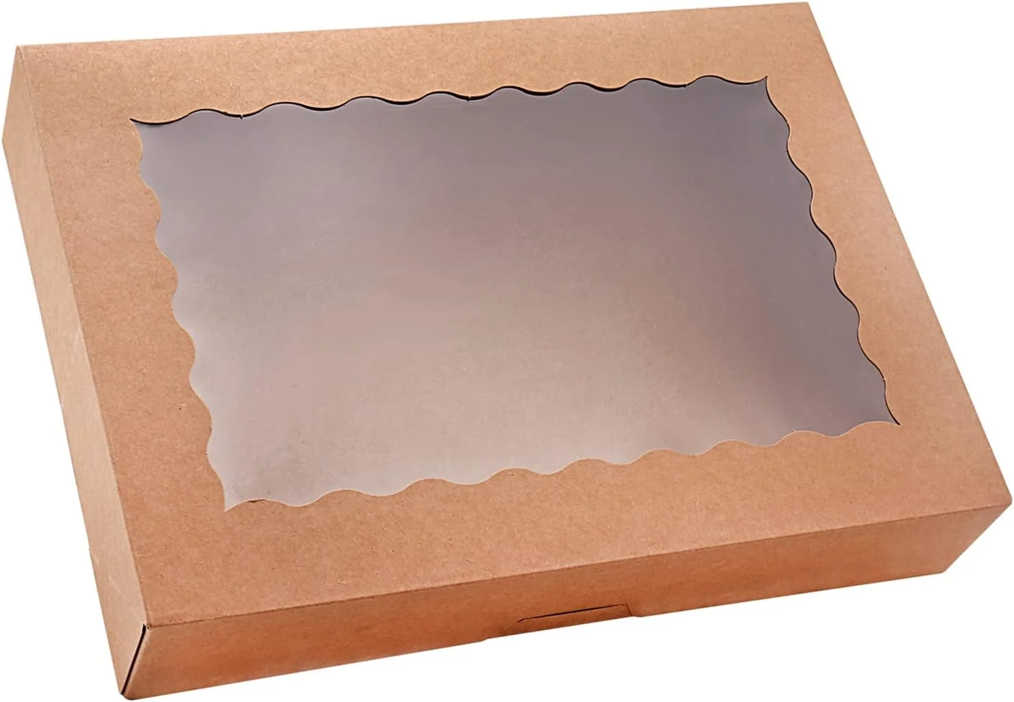 20-Pack 12x8x2.5 Bakery Boxes with Window – Large Cookie. Donut & Pastry Boxes