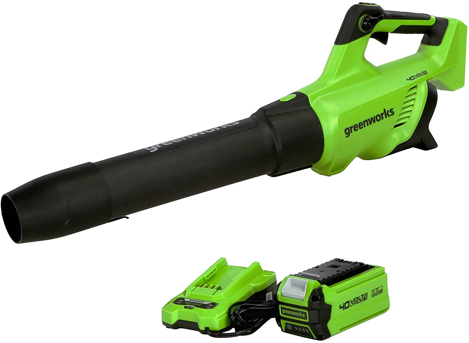 40V 150 MPH / 135 CFM Cordless Leaf Blower. 2.0Ah Battery and Charger Included
