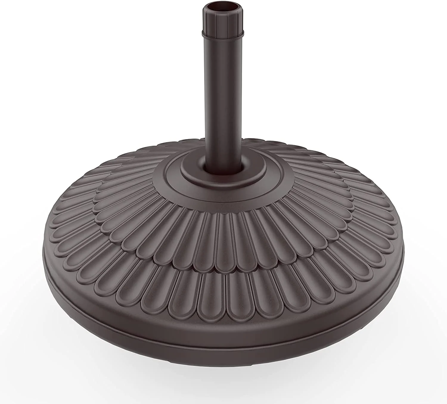 Umbrella Weighted Base. Patio Market Umbrella Weights. Water & Sand Filled Round Weight Base 80 Lbs
