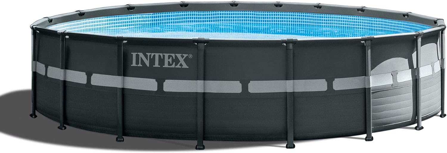 Above Ground Swimming Pool Set with Cartridge Sand Filter Pump. Puncture Resistant. Rust Resistant. Easy to Assemble