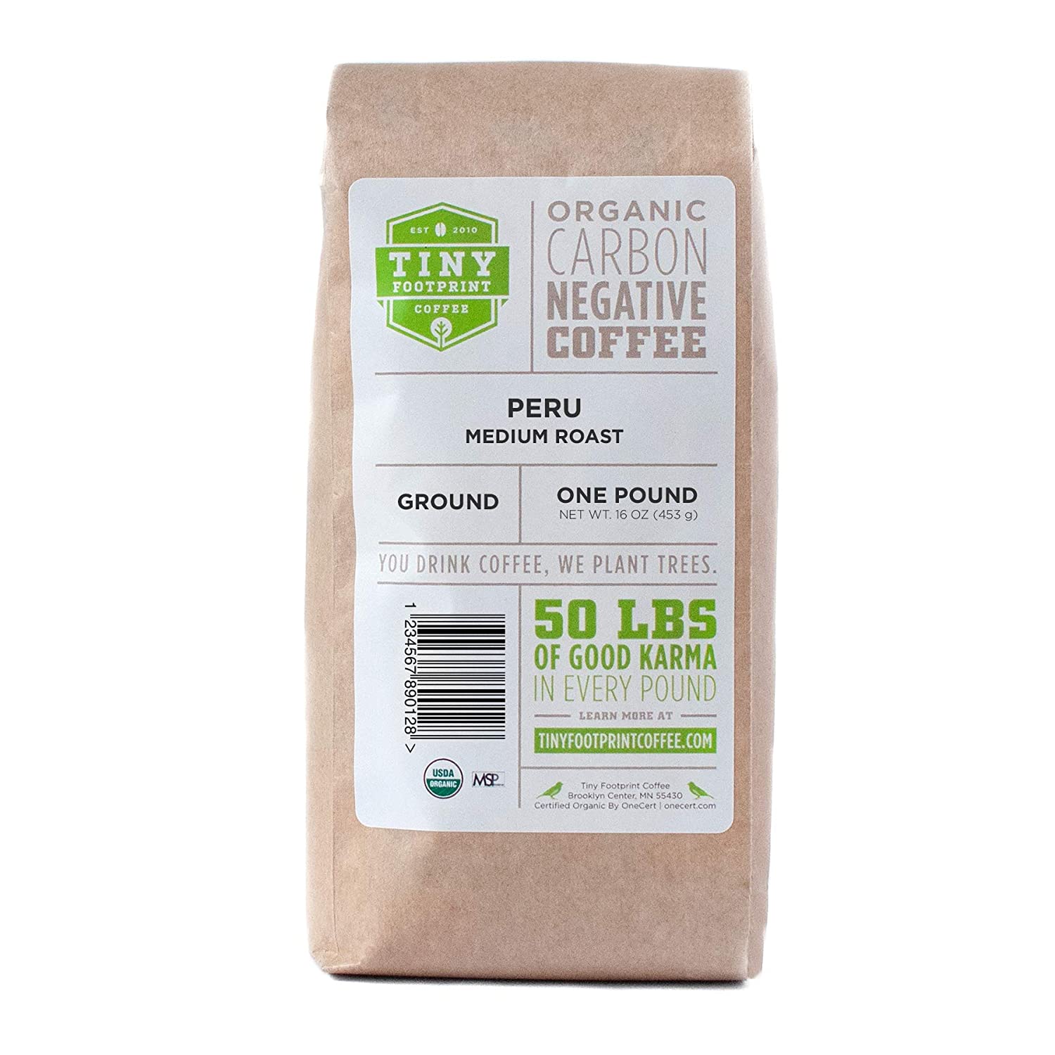 Organic Coffee. Medium Roast Whole Bean Coffee. USDA Organic & Carbon Negative