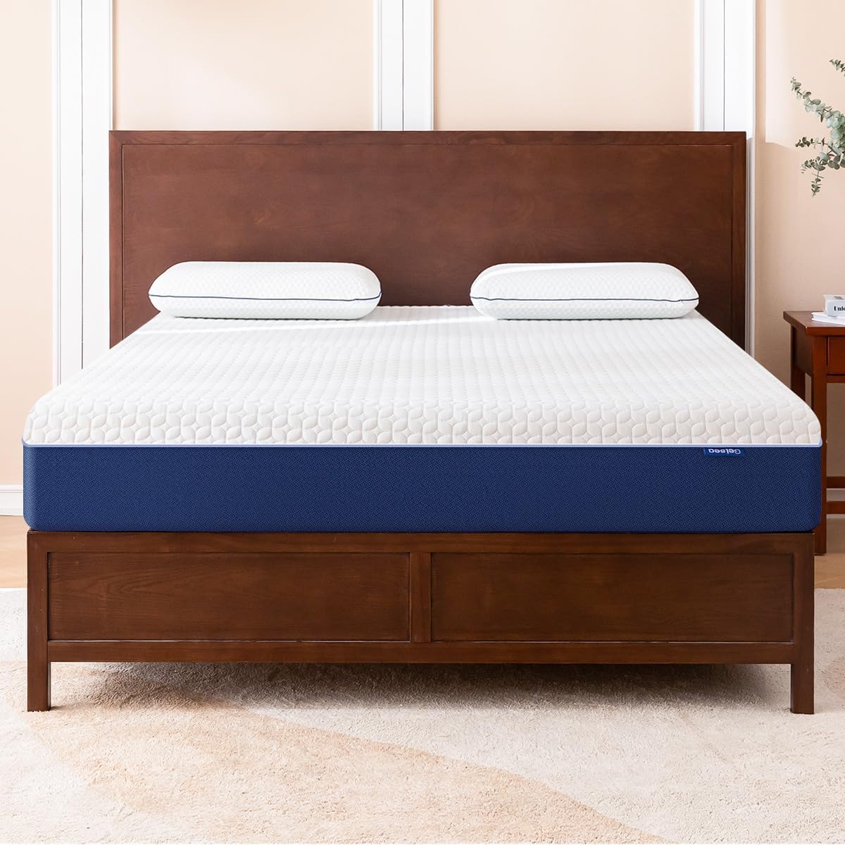 Cooling Gel Memory Foam Hybrid Mattress – USA-Made. Breathable Cover. CertiPUR-US Certified