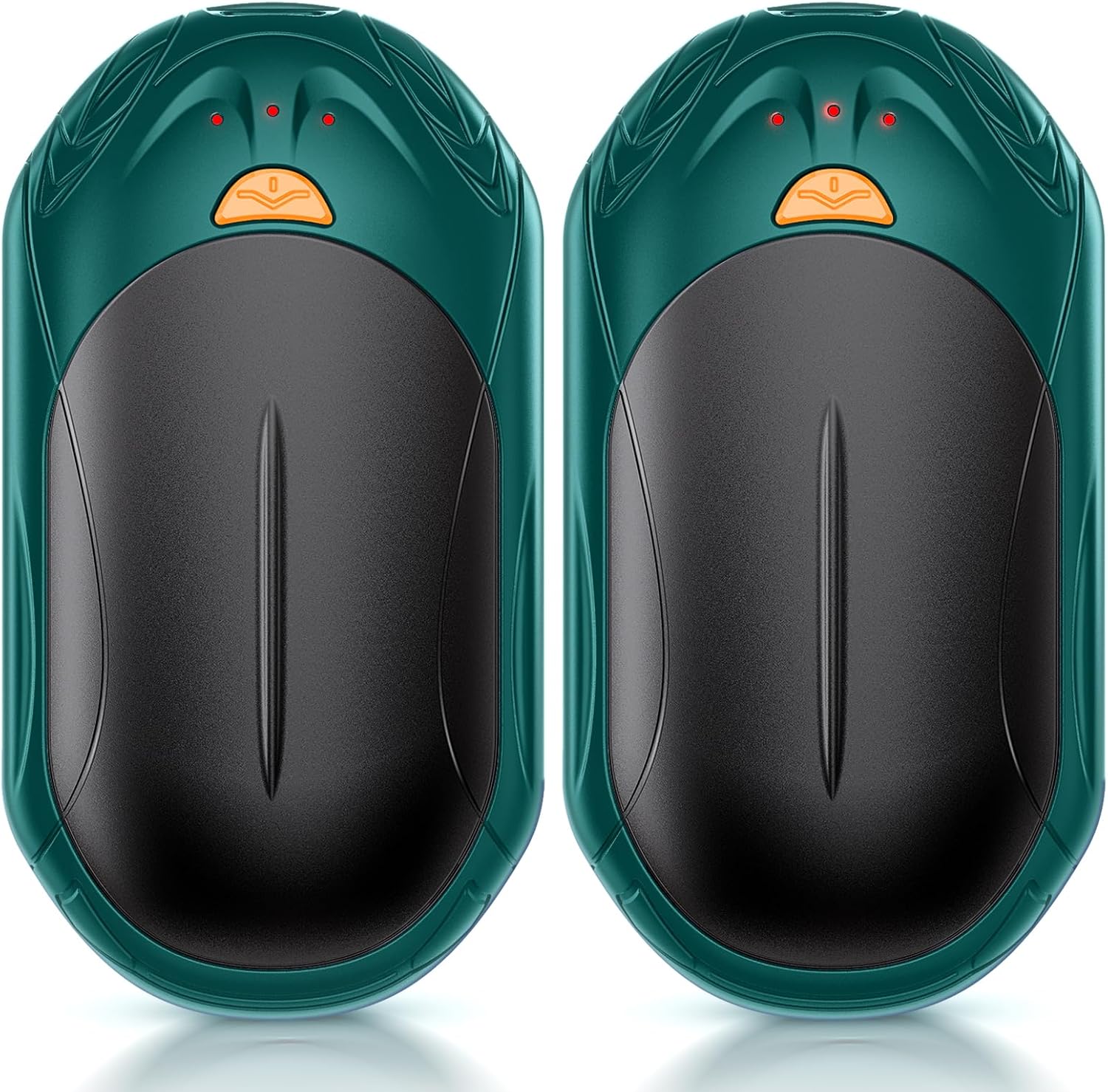 Hand Warmers Rechargeable 2 Pack. 6000mAh