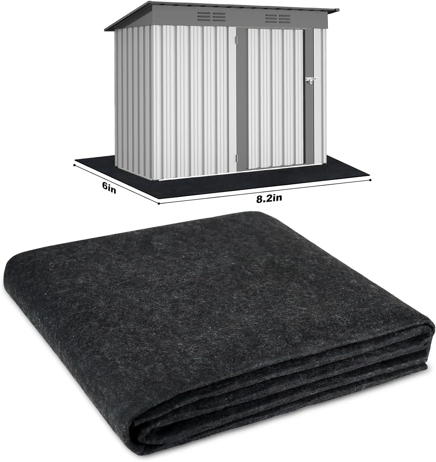 Shed Mat. Outdoor Storage Shed Flooring Mat. Carport Garage Floor Mat. Waterproof Moistureproof