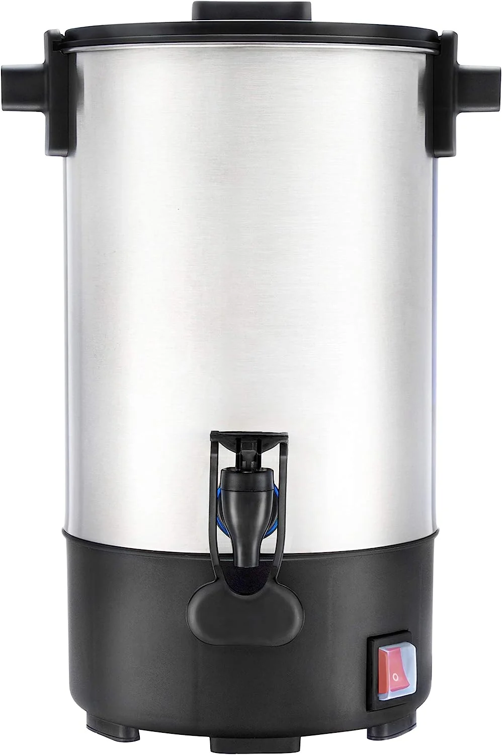 Commercial Grade Stainless Steel Percolate Coffee Maker Hot Water Urn for Catering. 50-Cup 8 L