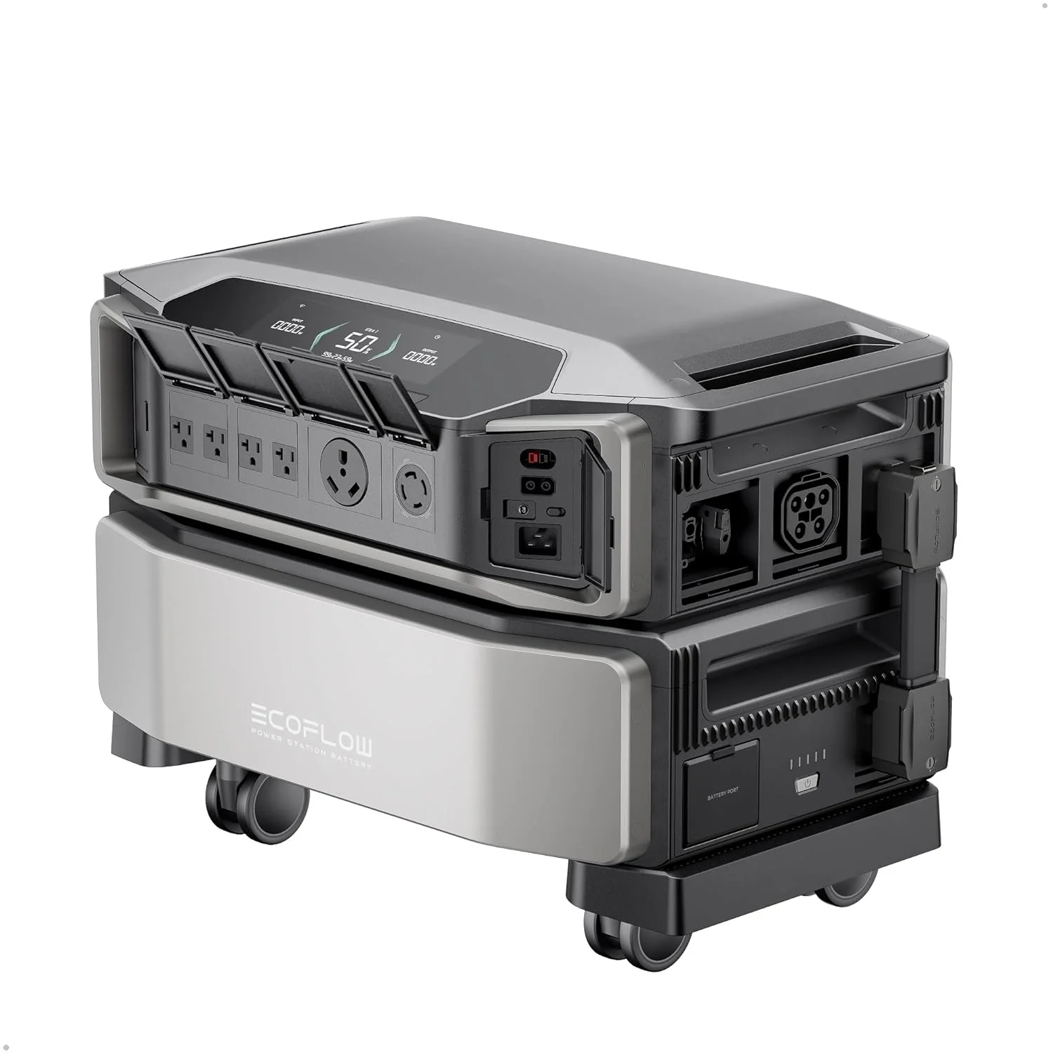 Generator for Home Use. Emergency. Camping. RV. 6000Wh Power Station. 120/240V 7200W AC Output