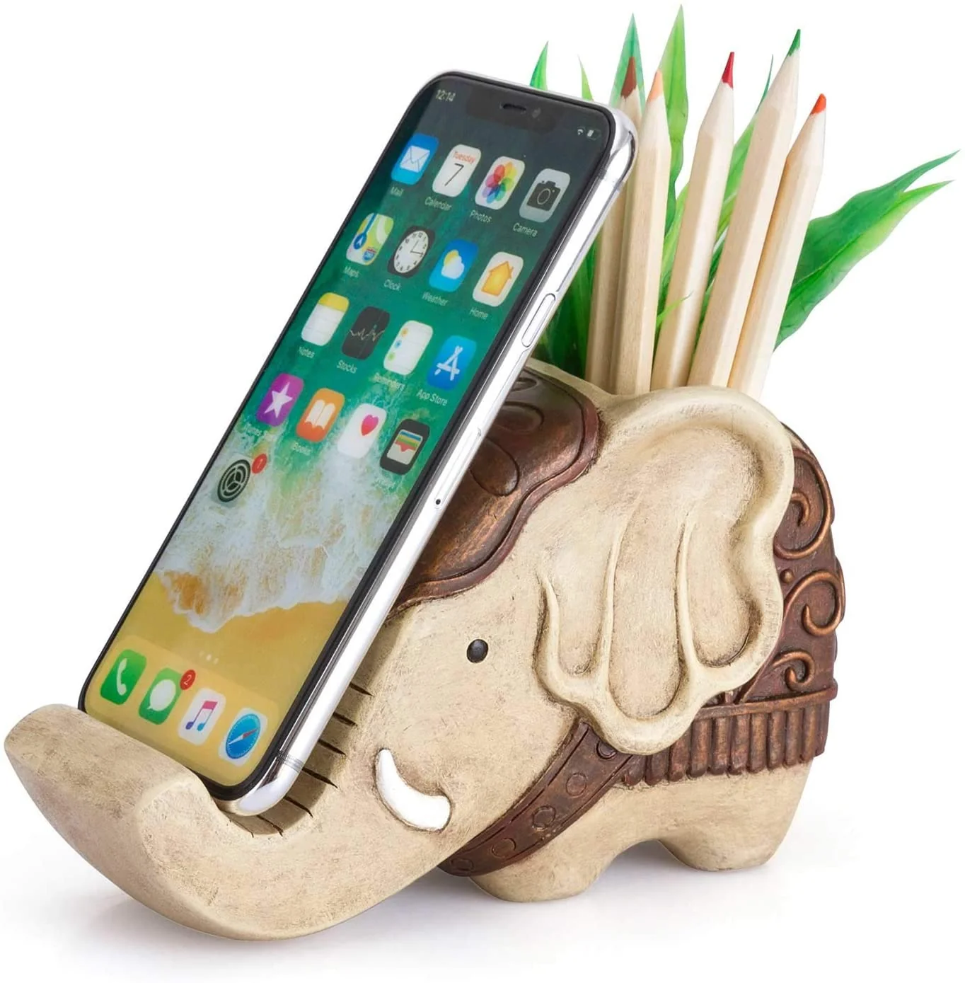 Pen Pencil Holder with Phone Stand