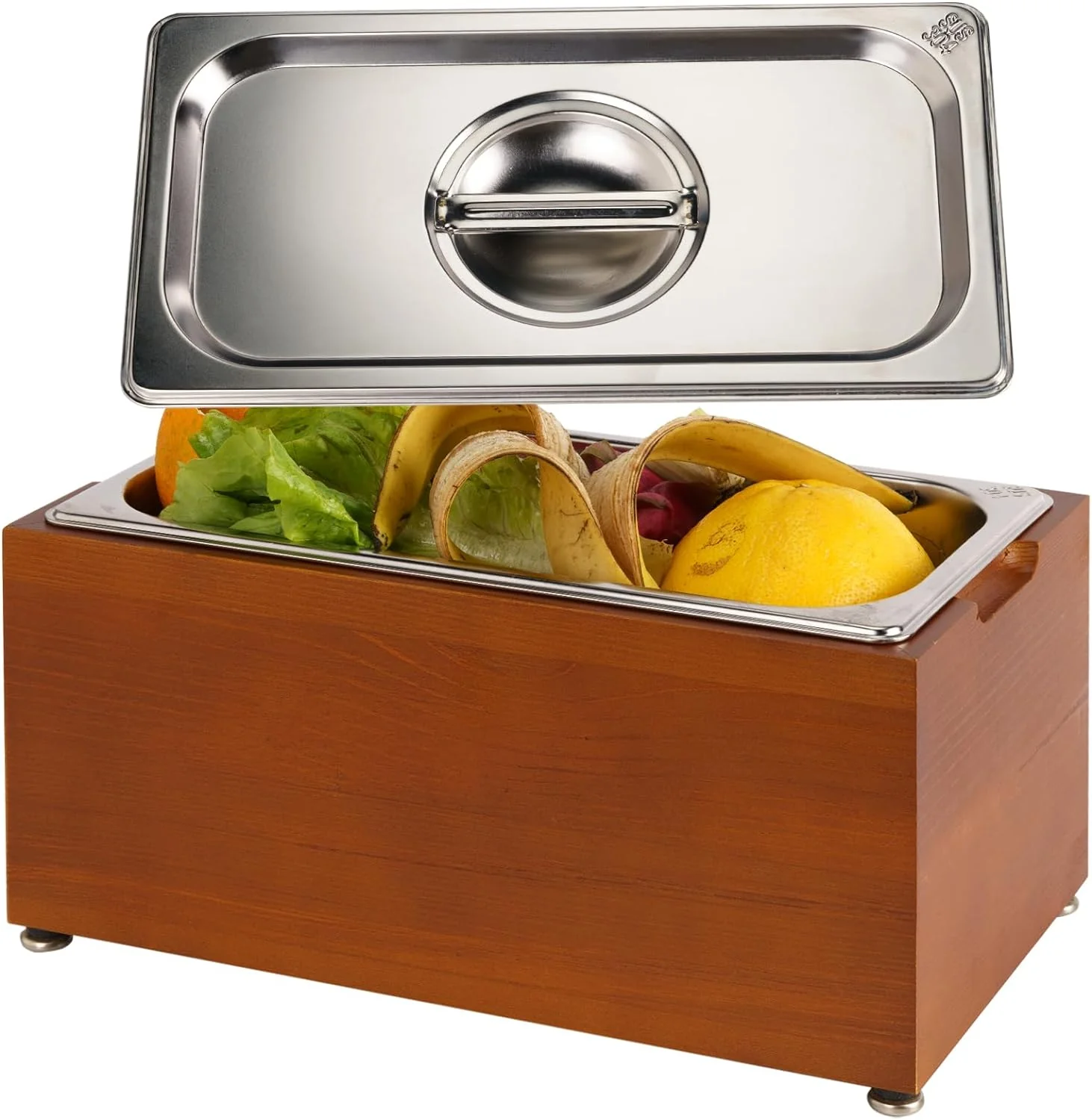 Compost Bin. Rust Proof Stainless Steel Insert