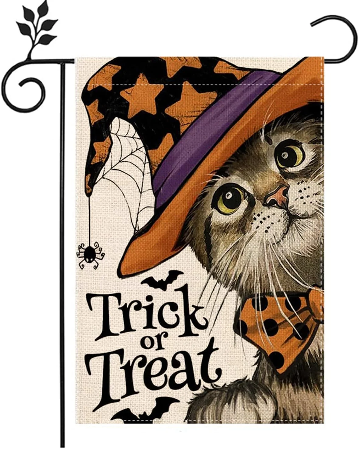 Halloween Garden Flag 12x18 Inch. Vertical Double Sided. 6Pcs