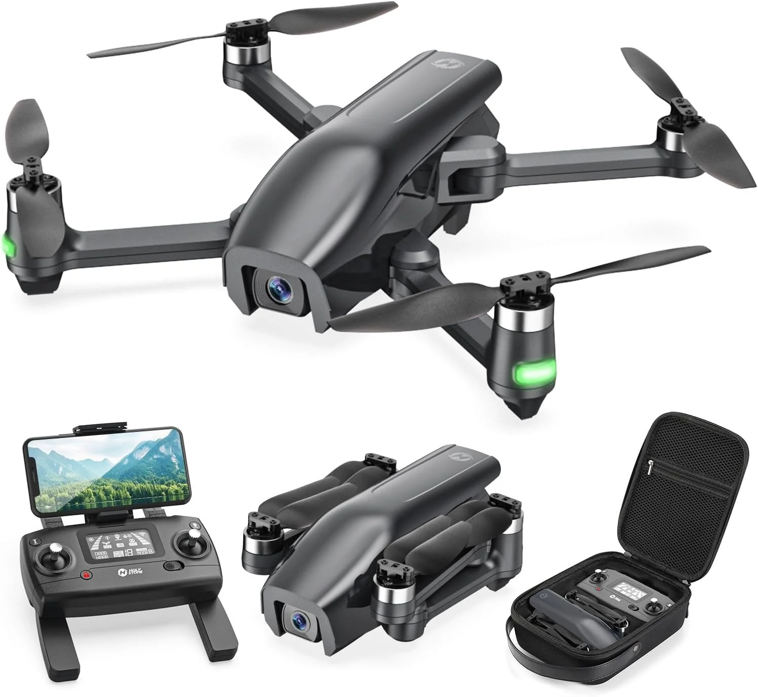 Drones with Camera for Adults 4K. GPS FPV Foldable 5G Quadcopter