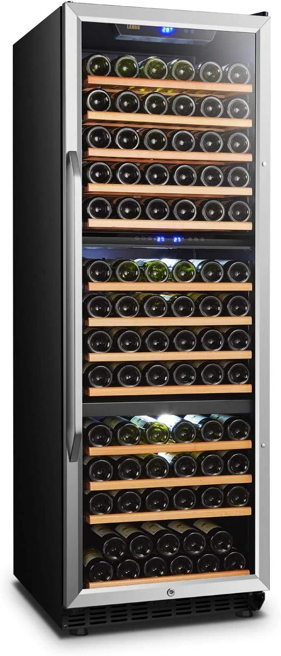 Dual Zone Compressor Wine Refrigerator. Energy Efficient