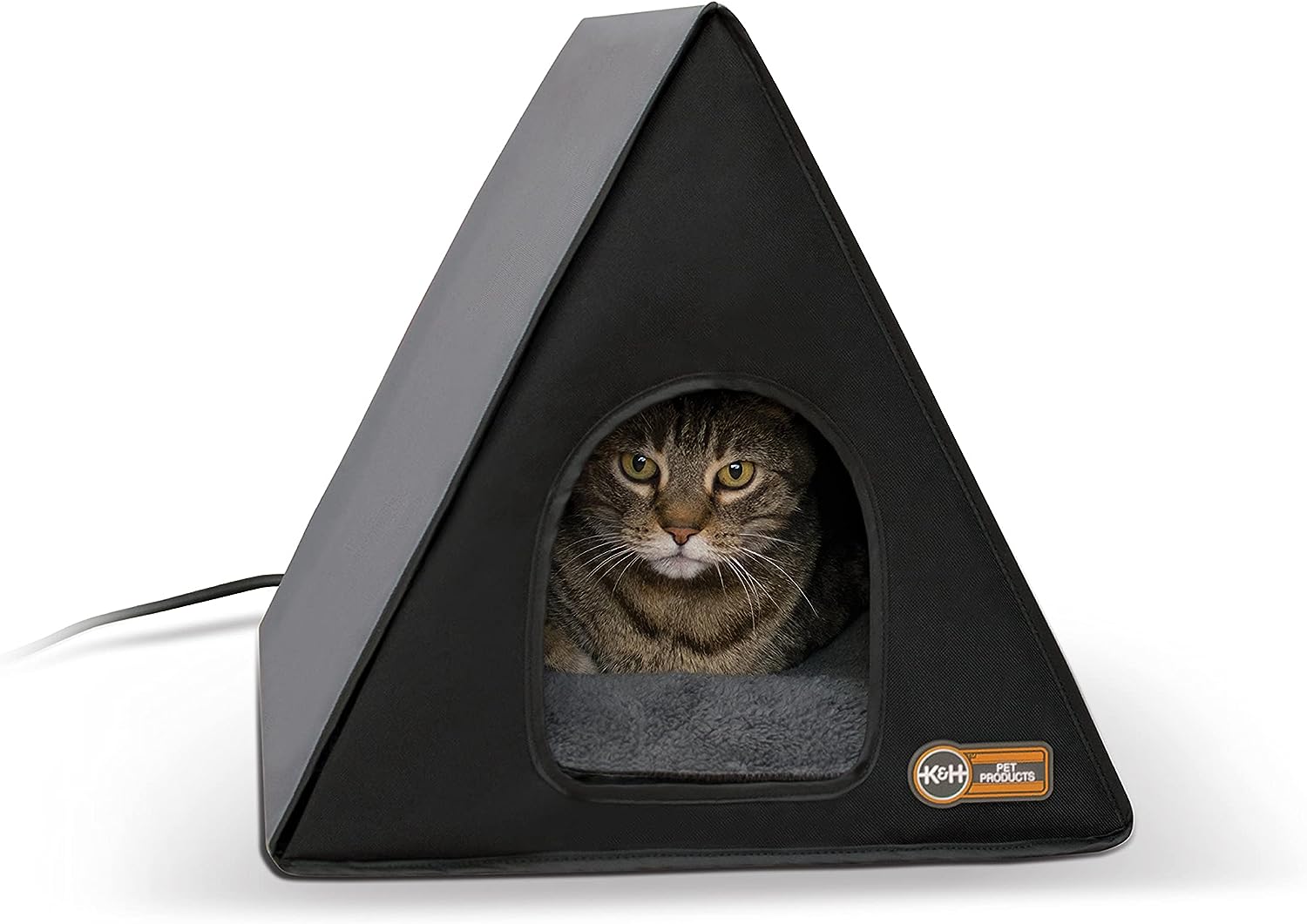 Heated Pet Bed. Heated A-Frame Indoor/Outdoor Shelter for Small Pets. 18 X 14 Inches 20 Watts