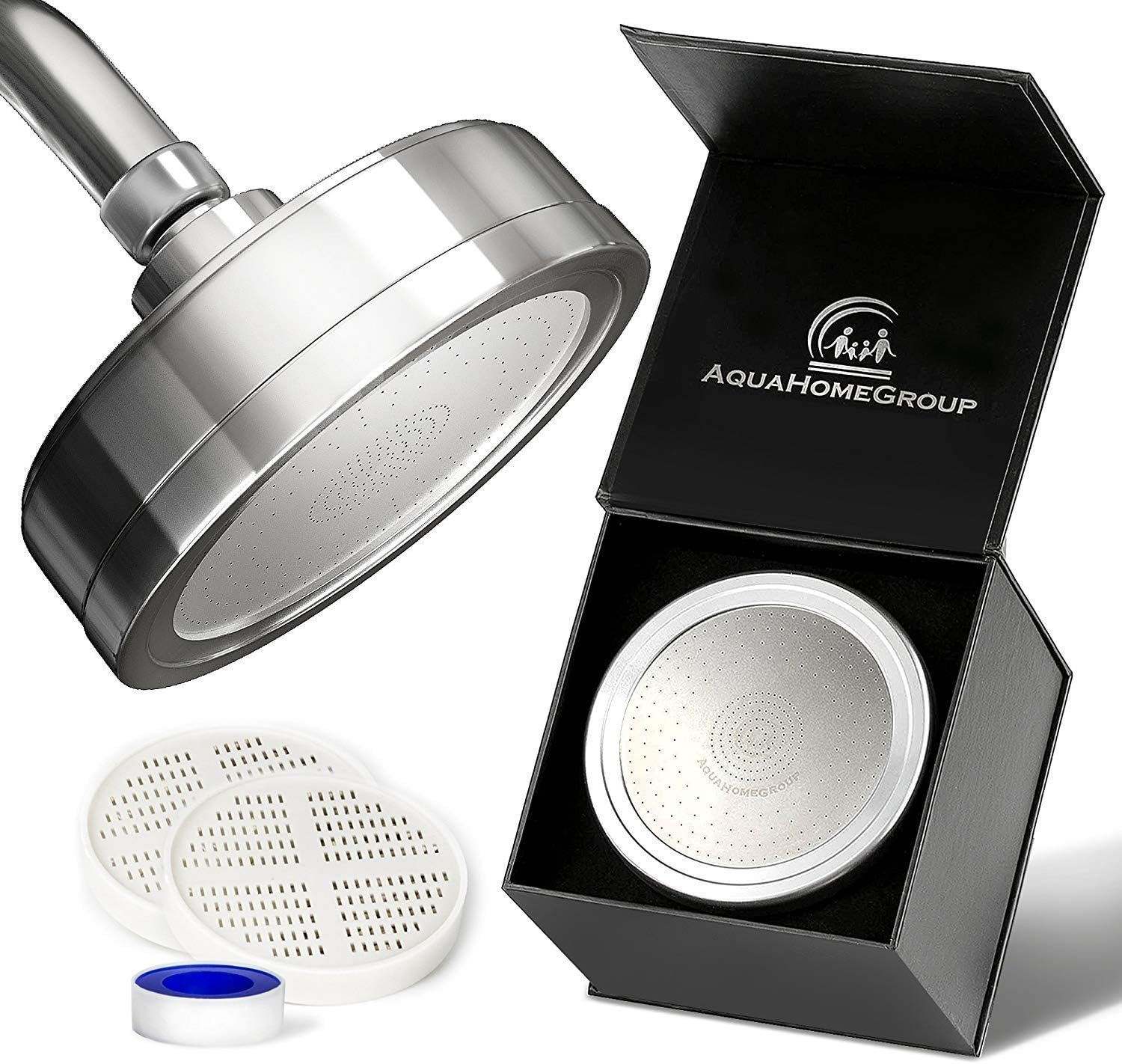 Shower Head Set. Stage Shower Filter for Hard Water Removes Chlorine and Harmful Substances