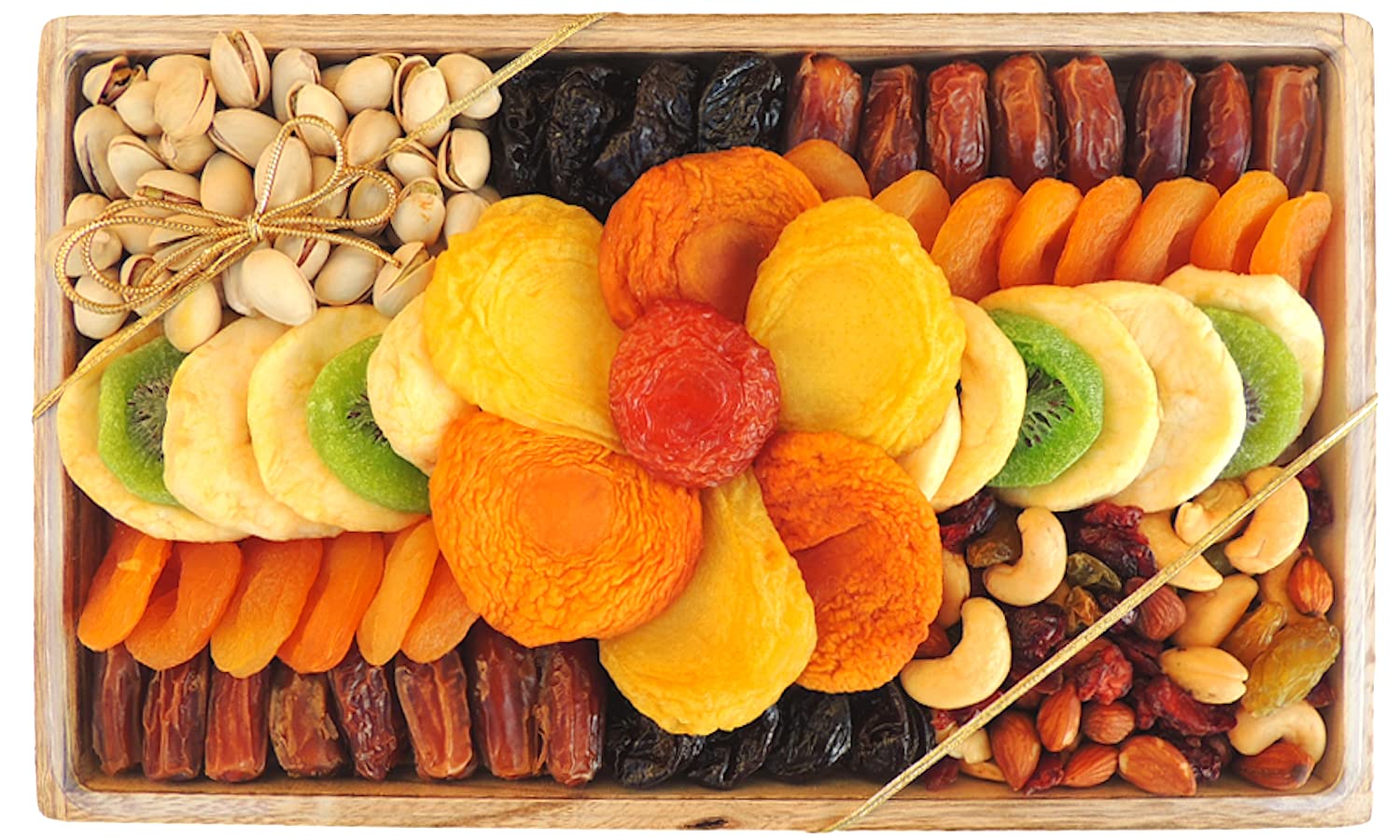 Dried Fruit and Nuts Gift Tray. Gourmet Gift Box. Ideal for Holiday