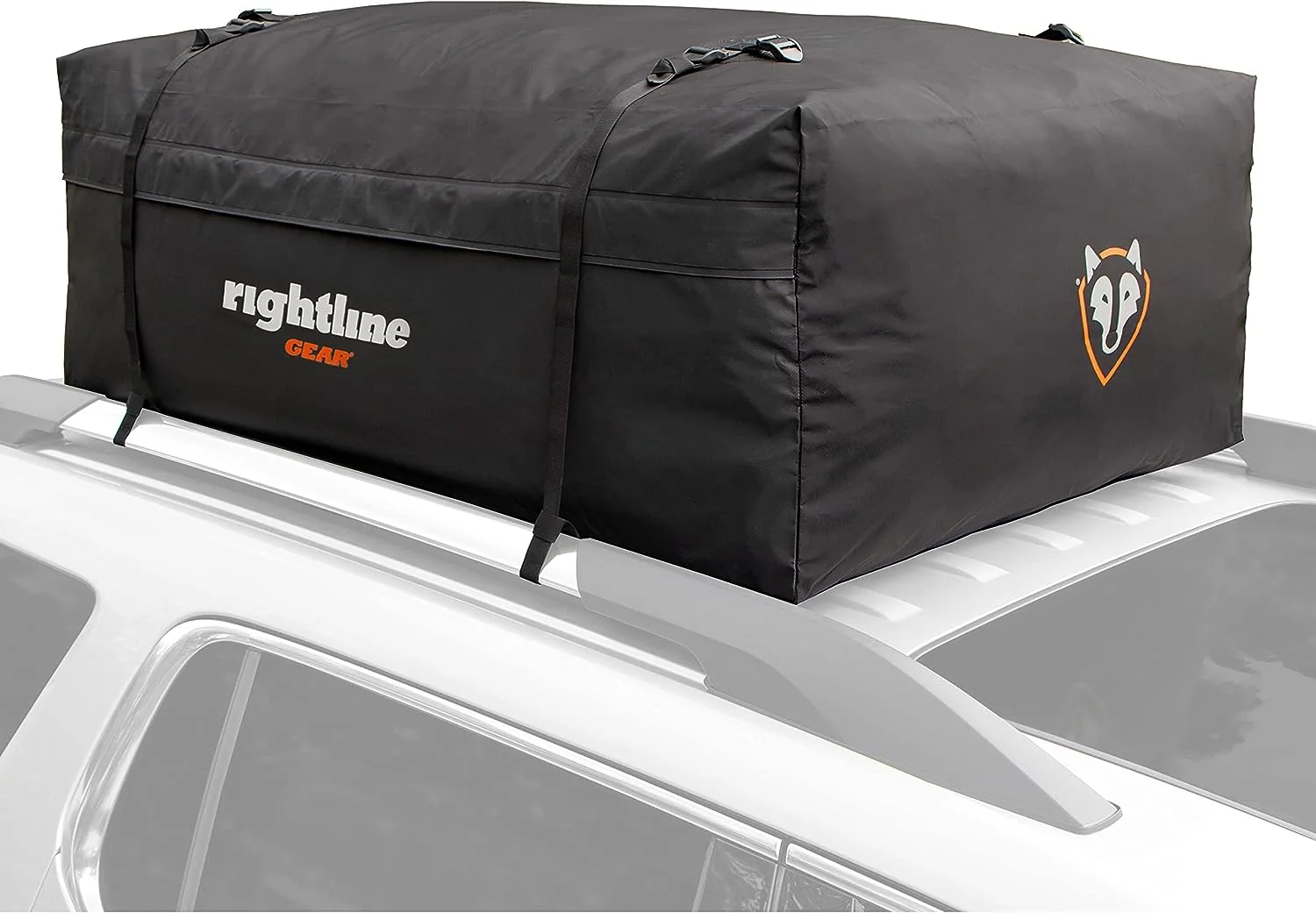 Weatherproof Rooftop Cargo Carrier for Vehicle. Attaches With or Without Roof Rack. 18 Cubic Feet