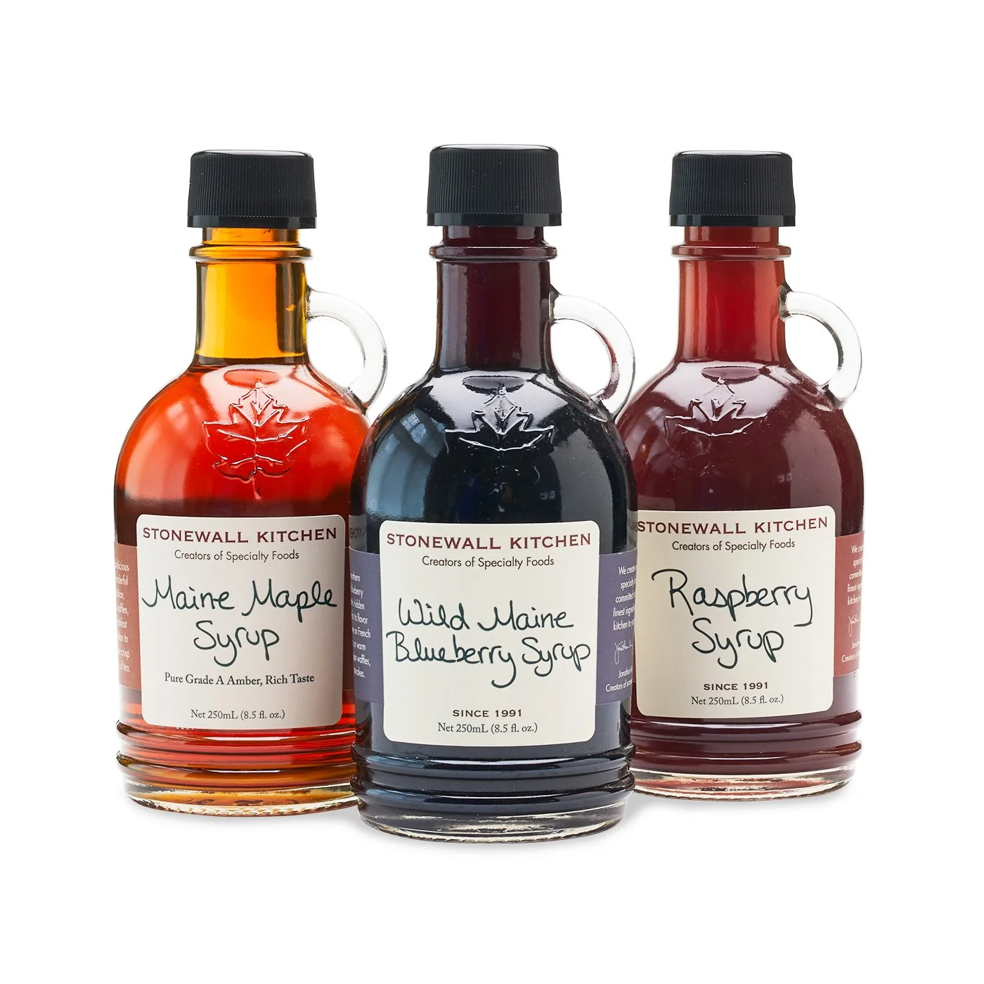 3 Piece Syrup Collection. 250ml each