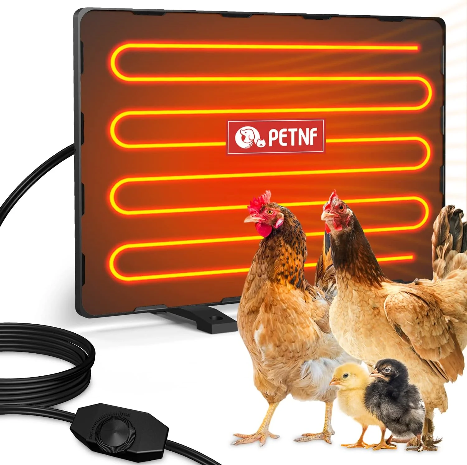 Chicken Coop Heater. 140 Watts Radiant Heat Chicken Heater Energy Efficient. 11.81''x15.74''