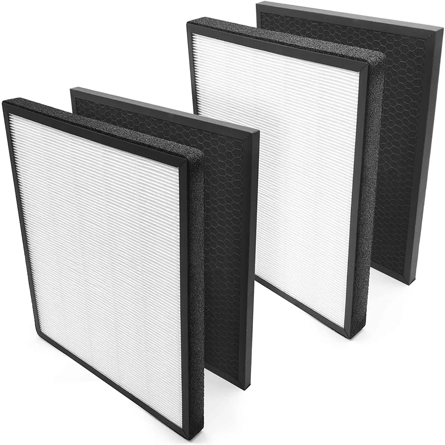 Air Purifier LV-PUR131 Replacement Filter True HEPA & Activated Carbon Filters Set. LV-PUR131-RF . (2 Pack)