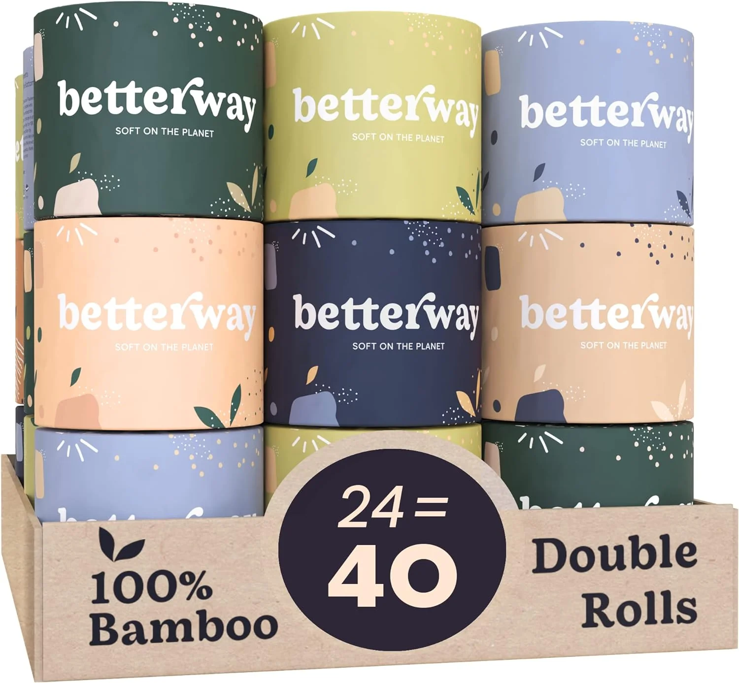 Bamboo Toilet Paper 3 Ply - Eco Friendly. Sustainable Tissue