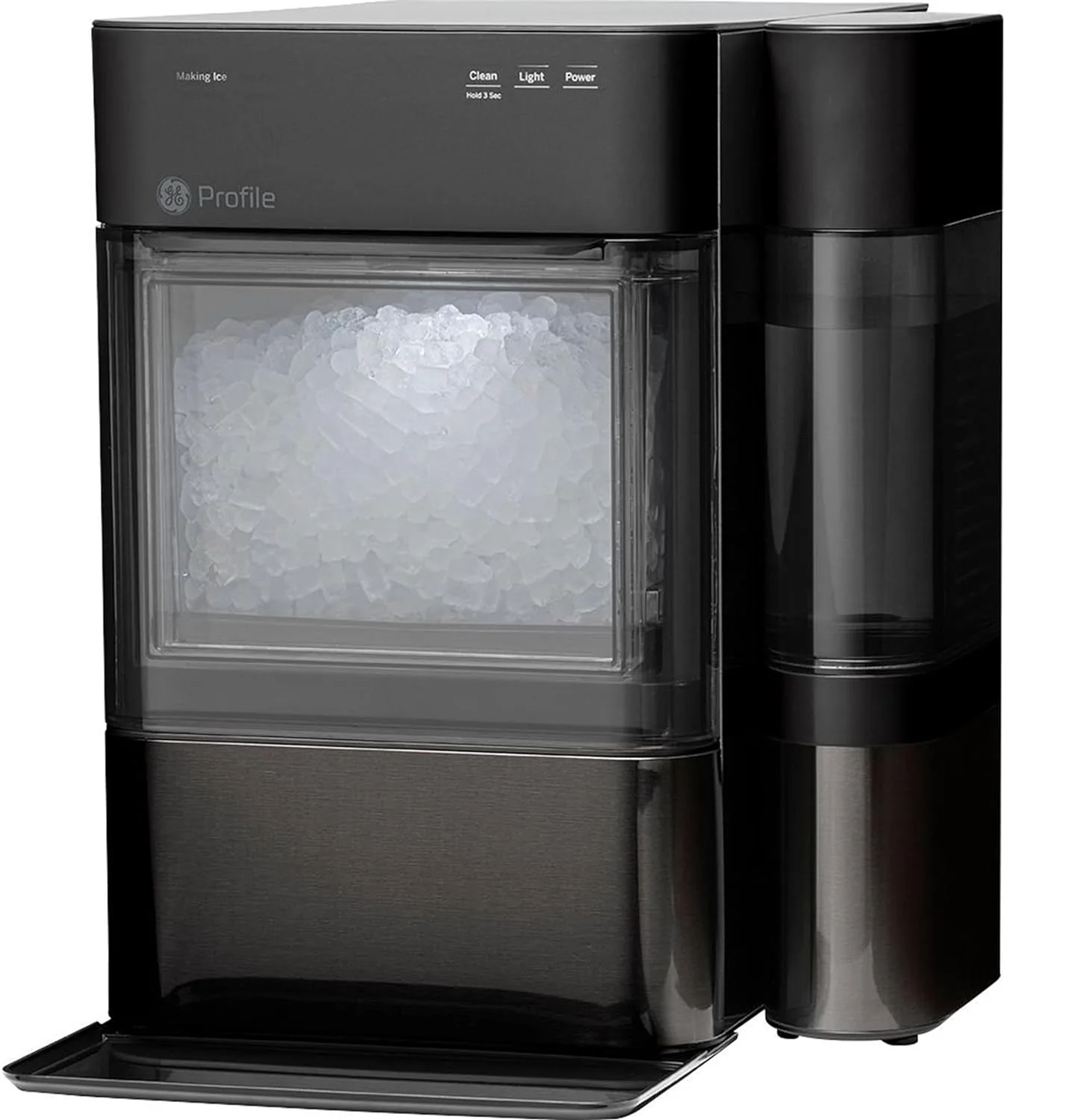2.0 Countertop Nugget Ice Maker. 38 lbs/24hrs. WiFi-Enabled. Stainless Steel. Scoop Included