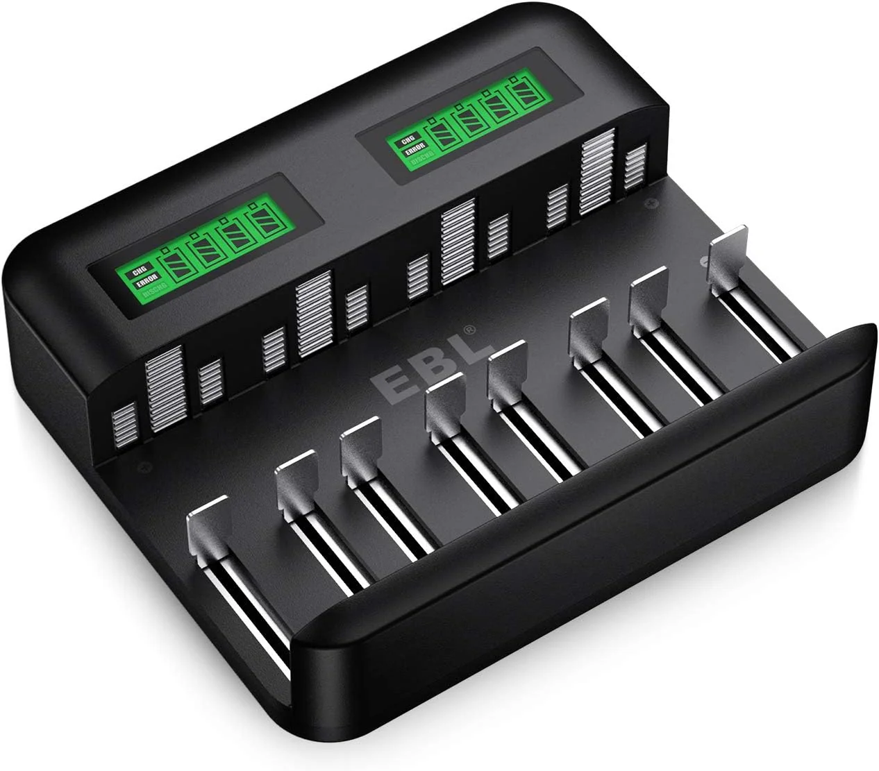 Universal Battery Charger - AA AAA C D Battery Charger for Rechargeable Batteries Ni-MH with 2A USB Port. Type C Input. Fast Charger