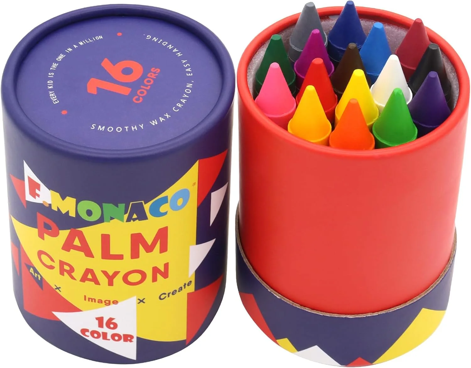 Jumbo Crayons for Toddlers. Non Toxic Easy to Hold Large Crayons for Kids. Safe for Babies and Children